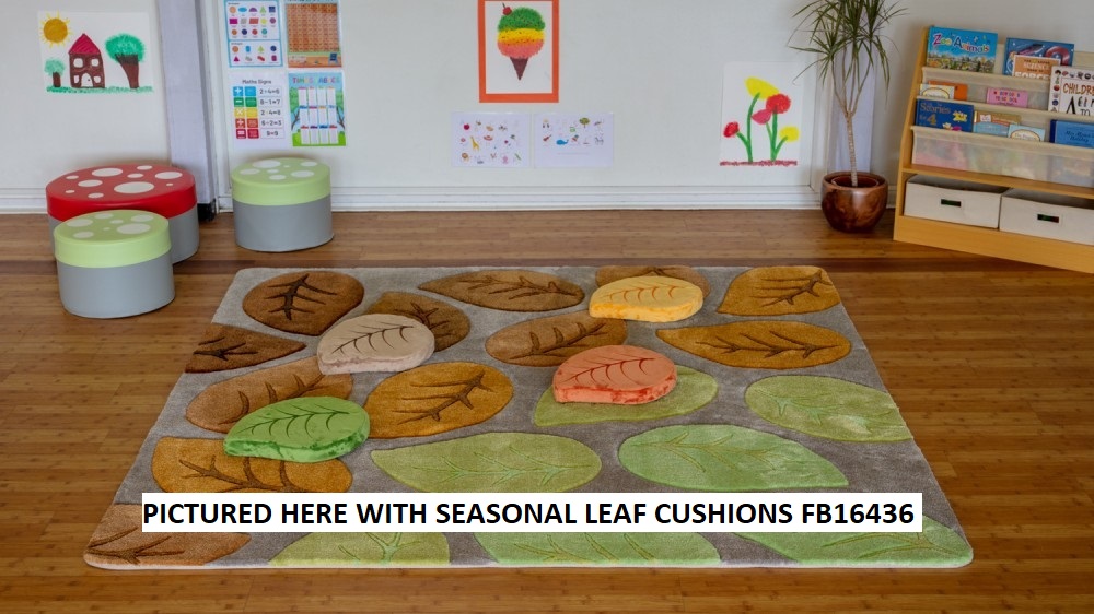 Seasonal Leaves Super Deluxe Carved Carpet 2x2m - Image 4