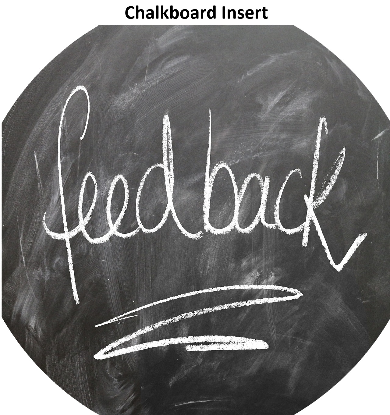 Tuff Tray Insert Chalkboard