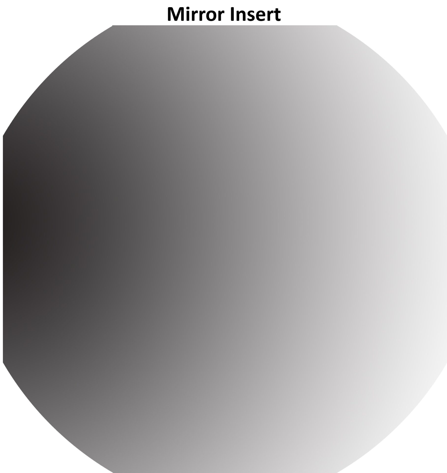 Tuff Tray Insert Mirror