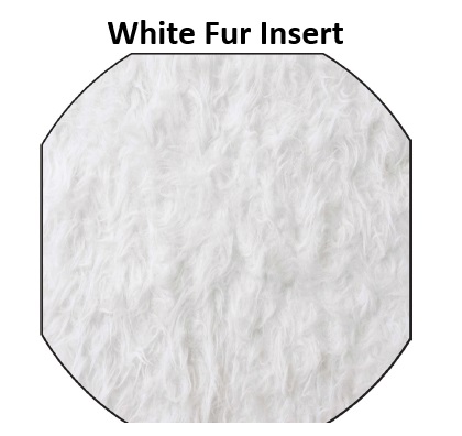 Tuff Tray Insert White Fur