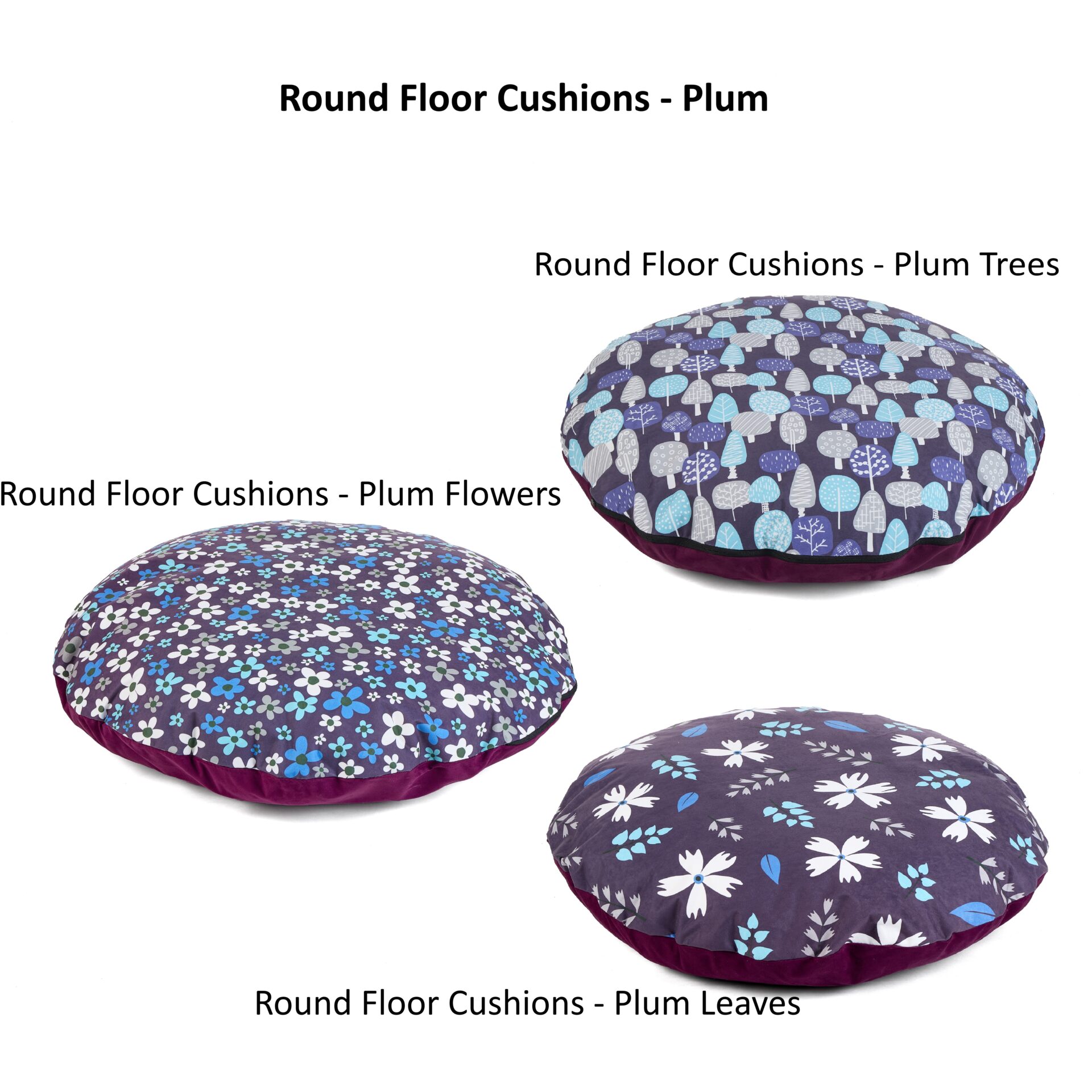Large Round Floor Cushions - Image 3