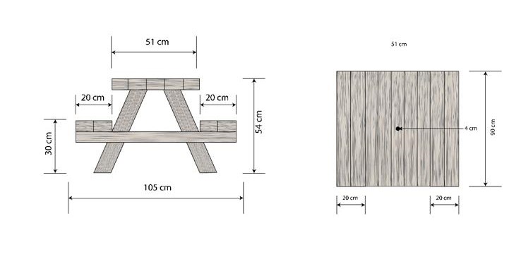 Kids Picnic Table - Image 6