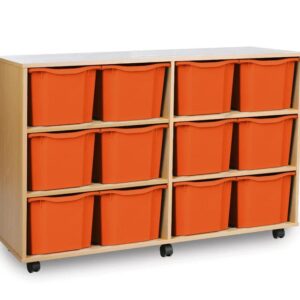 12 tray extra deep storage unit