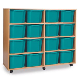 16 tray extra deep storage unit