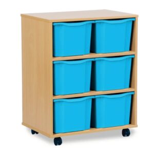 6 tray extra deep storage unit