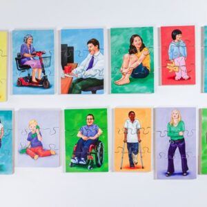 People Puzzles - set of 14.