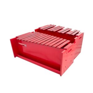 Bass Chromatic Xylophone in bright red wood
