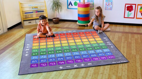 Number Square Carpet for schools