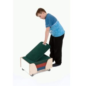 Playground Mat Trolley with 30 Mats