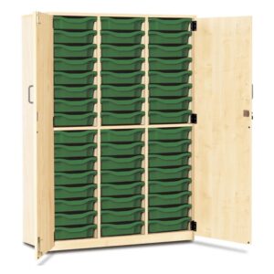 48 shallow tray storage cupboard full doors