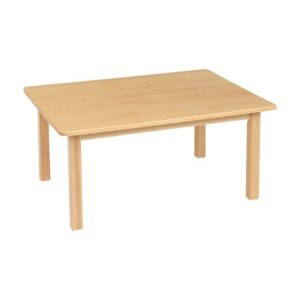 Rectangular Solid beech table