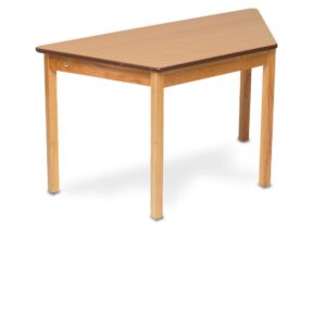 Tuff class trapezoidal table in beech