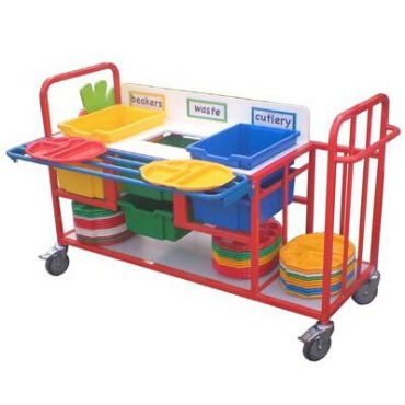 Standard Clearing Trolley with Tray Rail