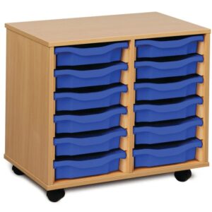 12 Shallow Tray Storage Unit