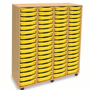 64 Tray Shallow Storage Unit 4 columns