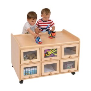 Double Sided Storage Unit with Doors