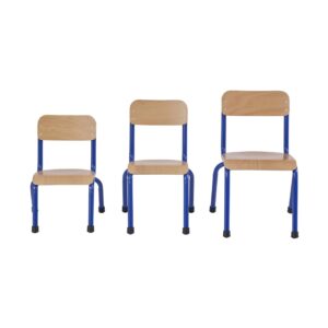 Milan Classroom Chairs in Blue
