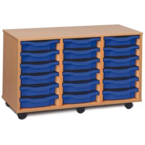 18 Shallow Tray Storage Unit