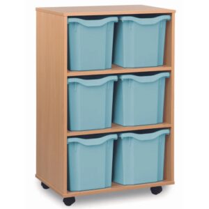 6 tray jumbo storage unit