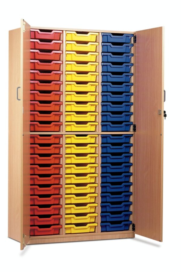 60 Tray Storage Cupboard - Full Doors