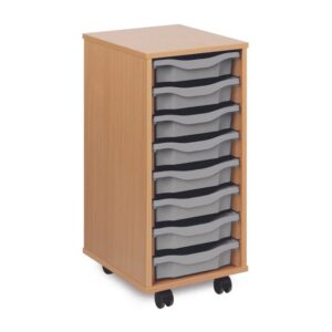 8 Tray Shallow Storage Unit