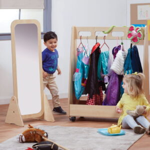 Dressing Up Trolley and Mirror Set