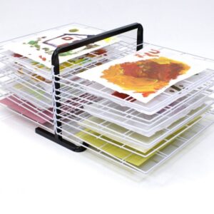 Table Top Art Drying Rack with 20 shelves