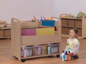 Mobile Art and Craft Trolley.