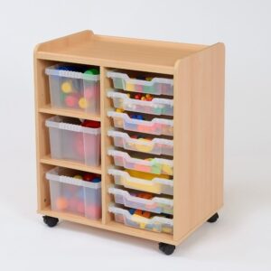 3 Deep/8 Shallow Plastic Tray Unit