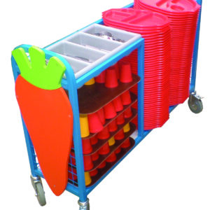 Cutlery Trolley with Open Sides