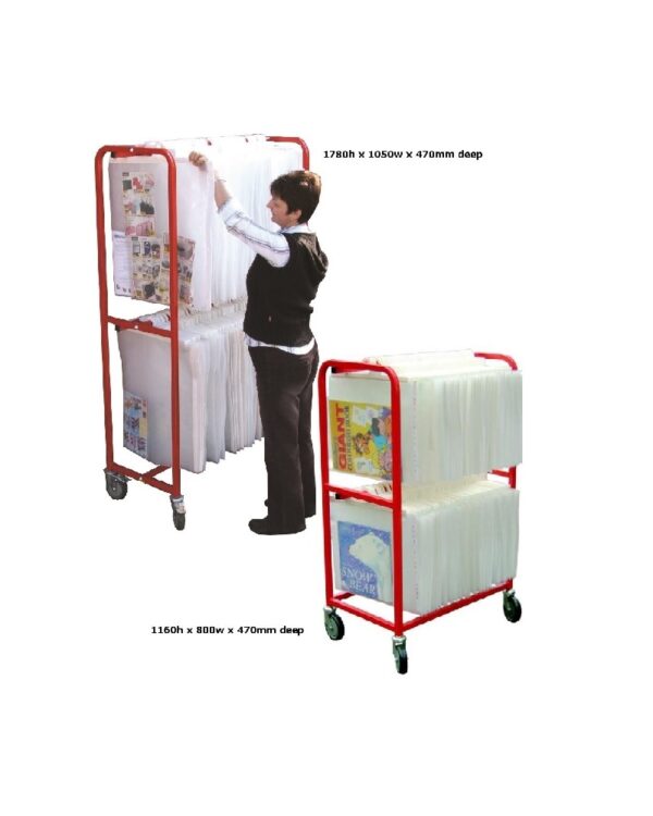 Big Book Trolley for hanging bags