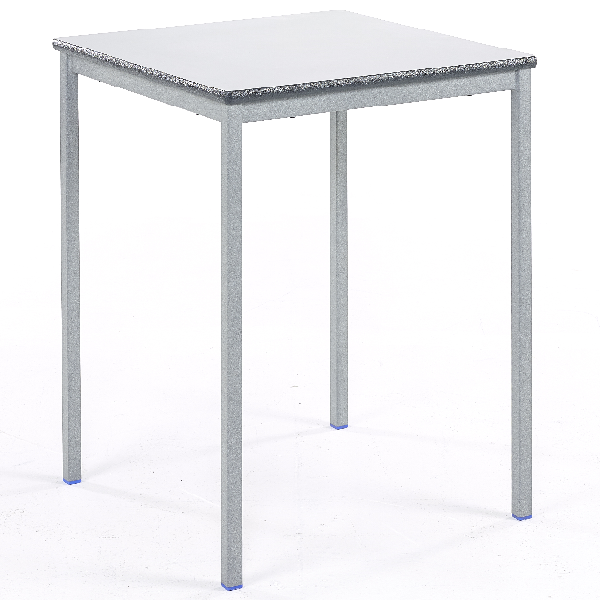 Fully welded grey square classroom table