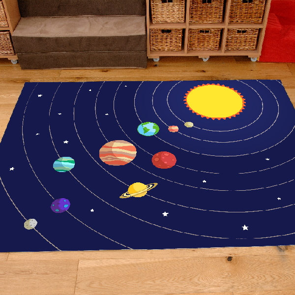 solar system play mat