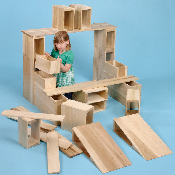 Hollow Blocks, Building Blocks for children, Edusentials.