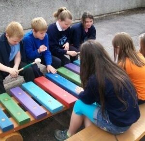 Giant Outdoor Xylophone - Multi-coloured