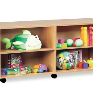 Stackable Shelf Unit with 4 Compartments