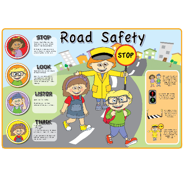 Road Safety Playground Sign