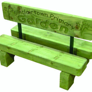 School Garden Bench - Engraved