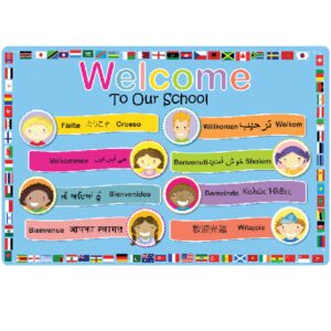 Languages Welcome Sign