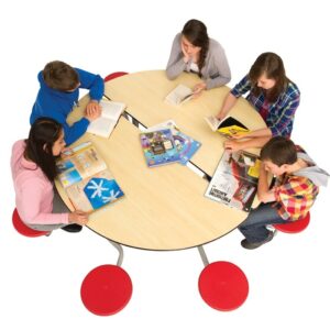 8 Seat Round Mobile Folding Table