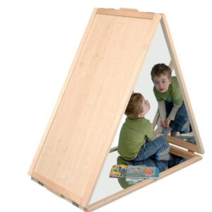 Triangular Floor Mirror