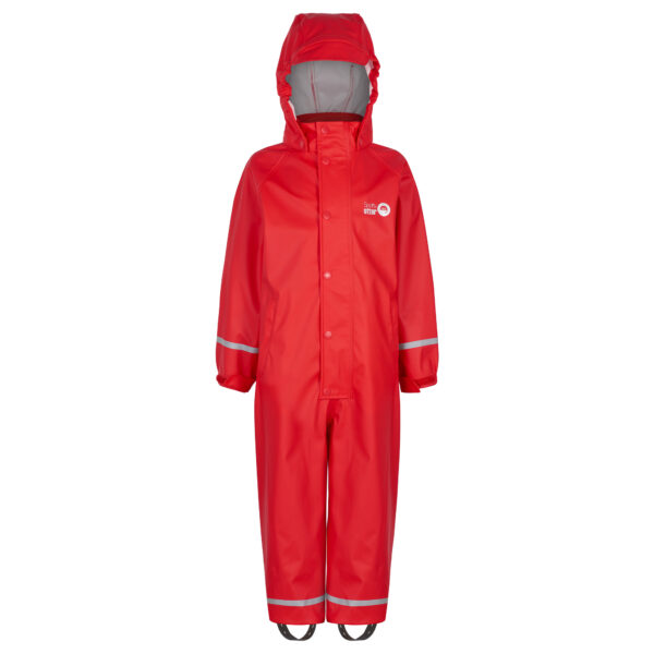 Spotty Otter Forest Ranger splashsuit outdoor clothing for children in red