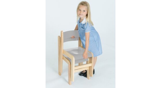 Tuf Class Wooden Chair - Grey