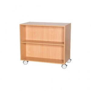 Mobile Double Sided Bookcase