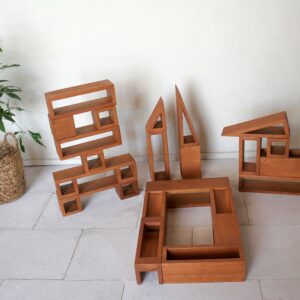 Wooden Outdoor Hollow Blocks