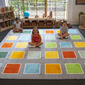 Rainforest Squares Placement Carpet 3x3m