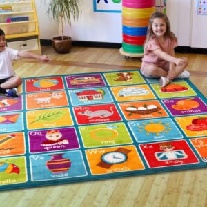 Square Alphabet Carpet