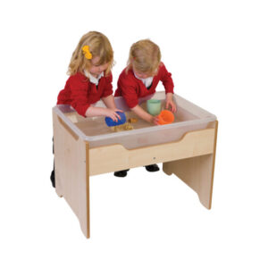 Toddler Messy Play Unit in maple