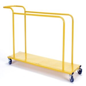 Junior Vertical Mat Trolley Yellow