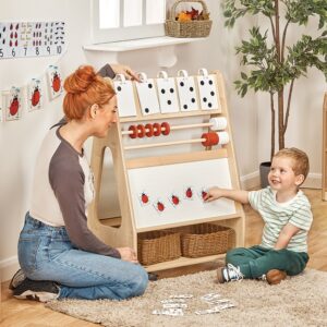 Mobile Double Sided Number Flip Station